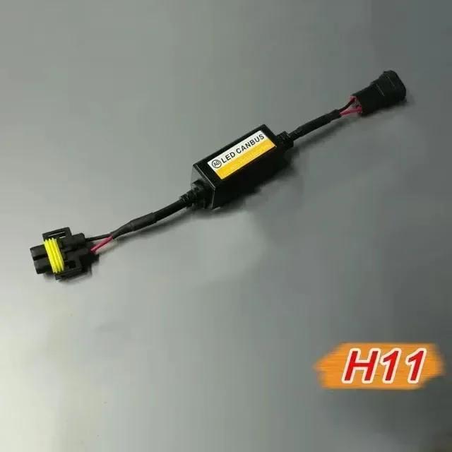 1-4pcs LED Canbus Decoder Adapter For H1 H4 H7 H11 9005 9006 9012 Anti-Flicker Harness Bulbs Resistor Warning Error Canceller