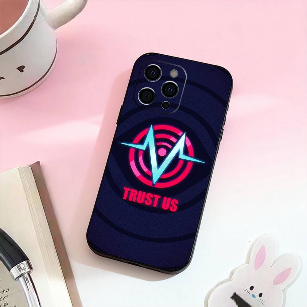 

H-Hazbin Hotel Phone Case For iPhone 17,16,15,14,13,12,11 Plus,Pro Max,Soft Silicone Black Cover iPhone13