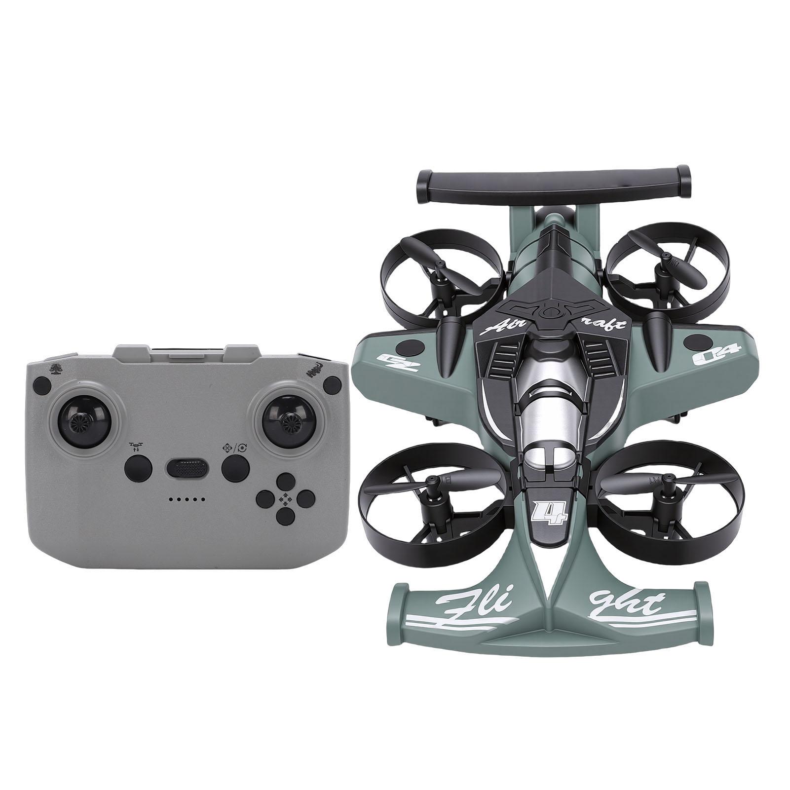 

2 in 1 Flying Car Stunt Drone RC Quadcopter Flying Car Toy 2.4Ghz Remote Control Stunt Car Birthday Gift Dual Land Air зелений