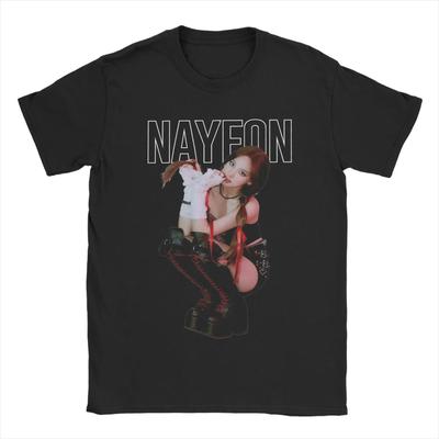 2026 Summer Fashion Trendy Tee Streetwear Im Nayeon Kpop Twices Tshirts Men's Women O-neck Short Sleeve Clothes Cotton Summer Clothing