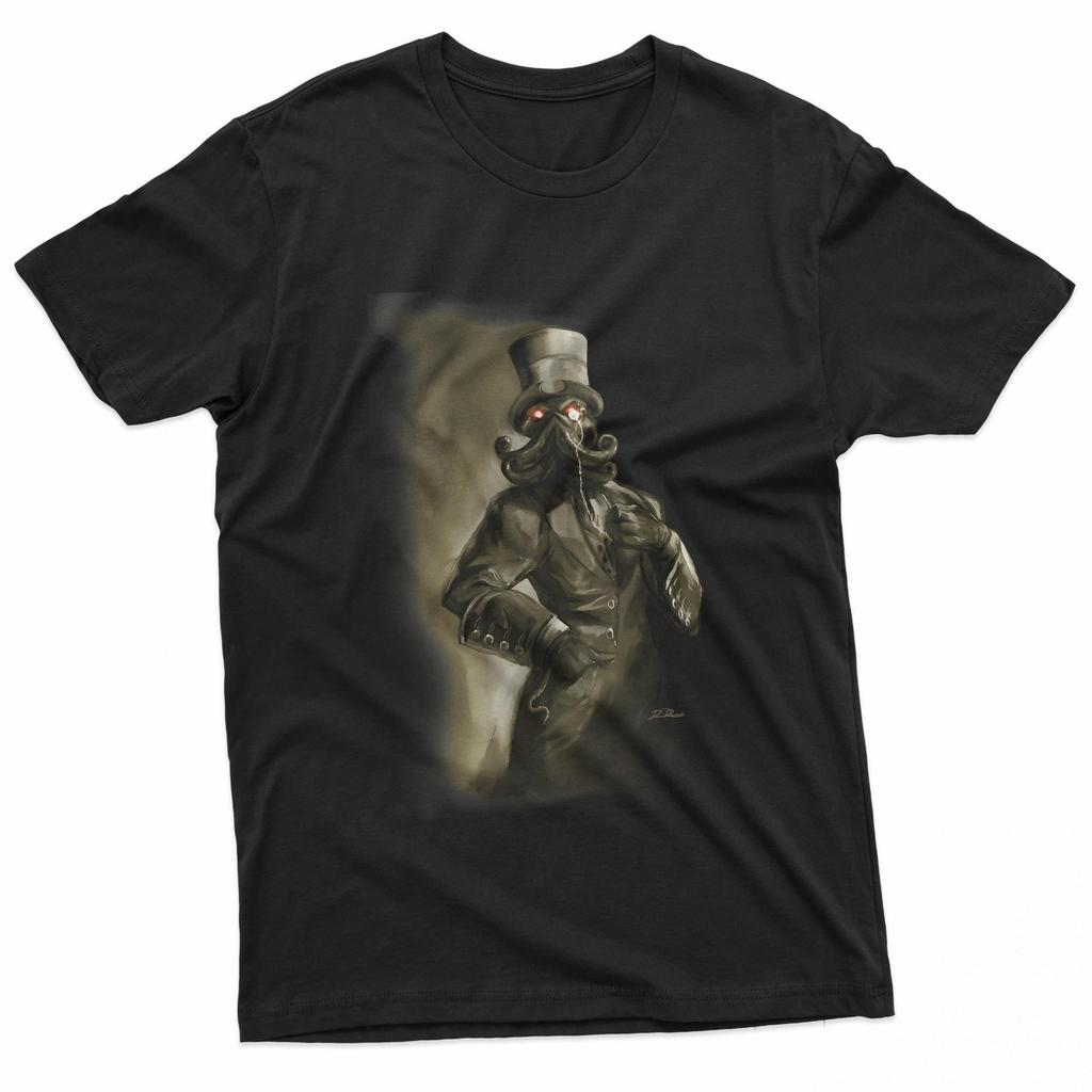 Dapper Cthulhu Gentleman Lovecraft Horror Gothic T-Shirt