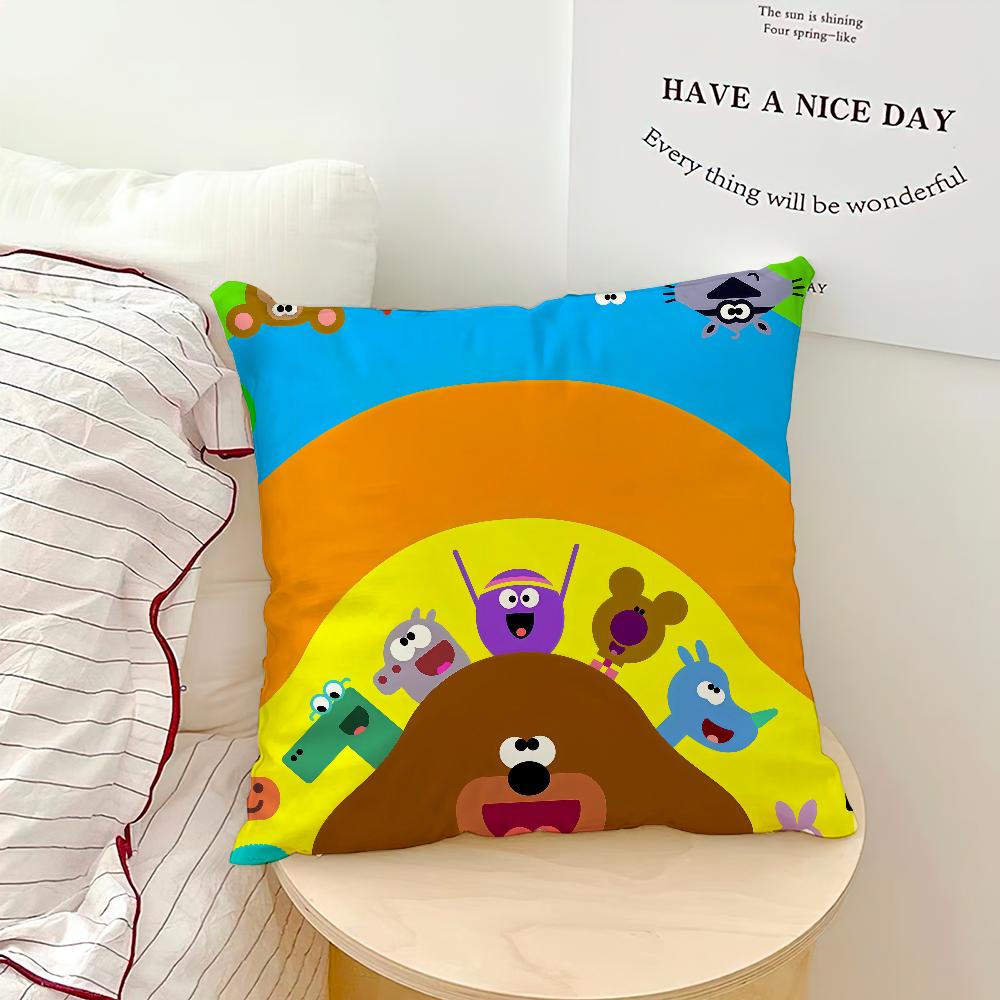 

Cartoon Hey d-Duggees Cute cozy soft Pillow Case for Sofa Living Room Home office Decor Protective Covers 30x30CM(12x12in)
