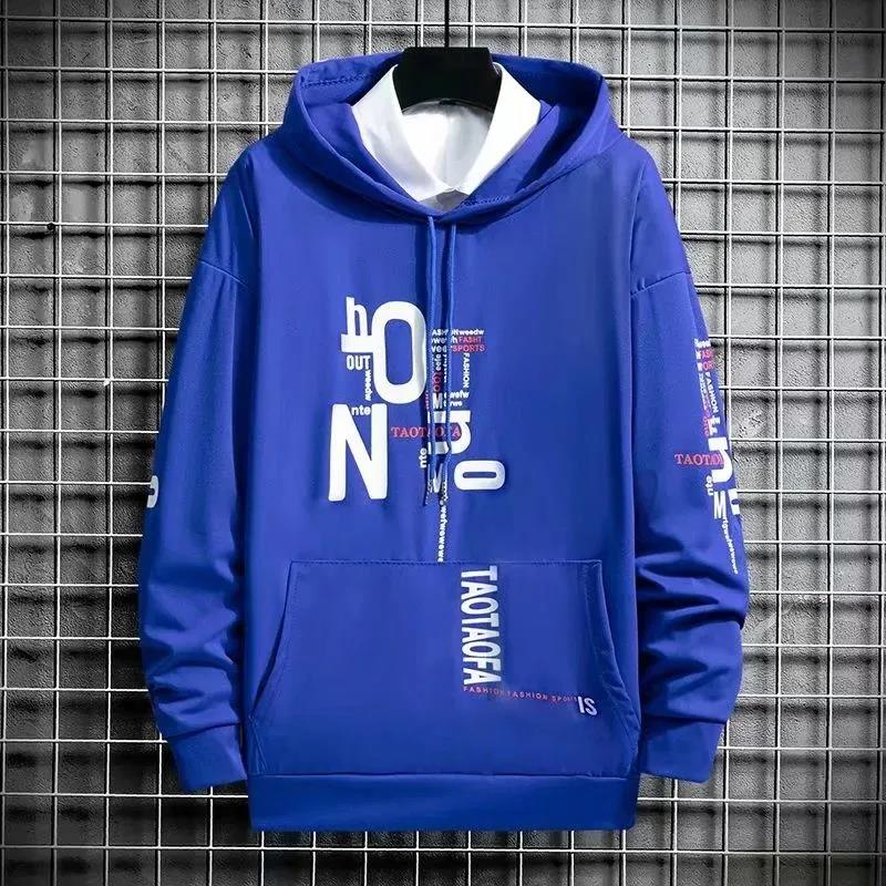 Herr Pullover och Casual Byxor Kostym Vår Huvtröja Sportkläder Skoltrend Tröjkostym Sportkostym