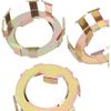 Replacement Trailer Spindle Nut Retainer, Metal Secure Fixation Wheel Spindle Nut Retainer, 4Pcs for EZ Lube Jam Nut 2 8K Dexter Axle, 6 191 6 190,