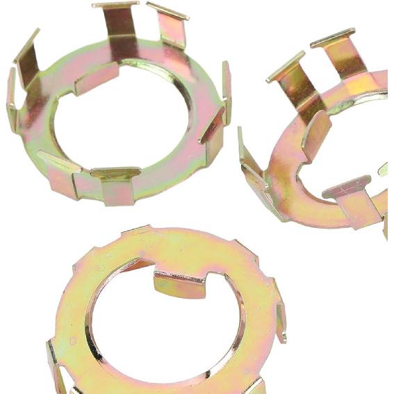 Replacement Trailer Spindle Nut Retainer, Metal Secure Fixation Wheel Spindle Nut Retainer, 4Pcs for EZ Lube Jam Nut 2 8K Dexter Axle, 6 191 6 190,