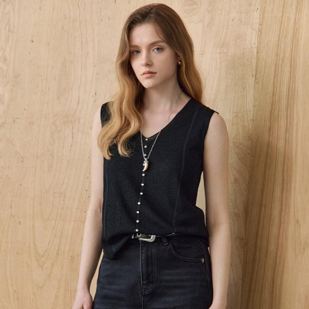 Maxza V Neck sleeVeless Knit Cz06qk003na