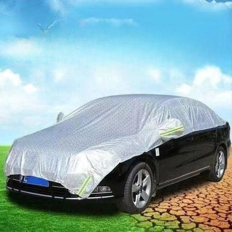 Nově vylepšený ochranný oblek na auto Plně zakrývající okna auta a kryt auta Zesílený materiál Efektivní kryt proti slunci, mrazu a izolace