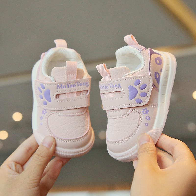 

Soft-Soled Non-Slip Baby Walking Shoes with Velcro - Cartoon Style for Boys and Girls, Spring/Autumn Set of sizes 16-20 (5 pairs)