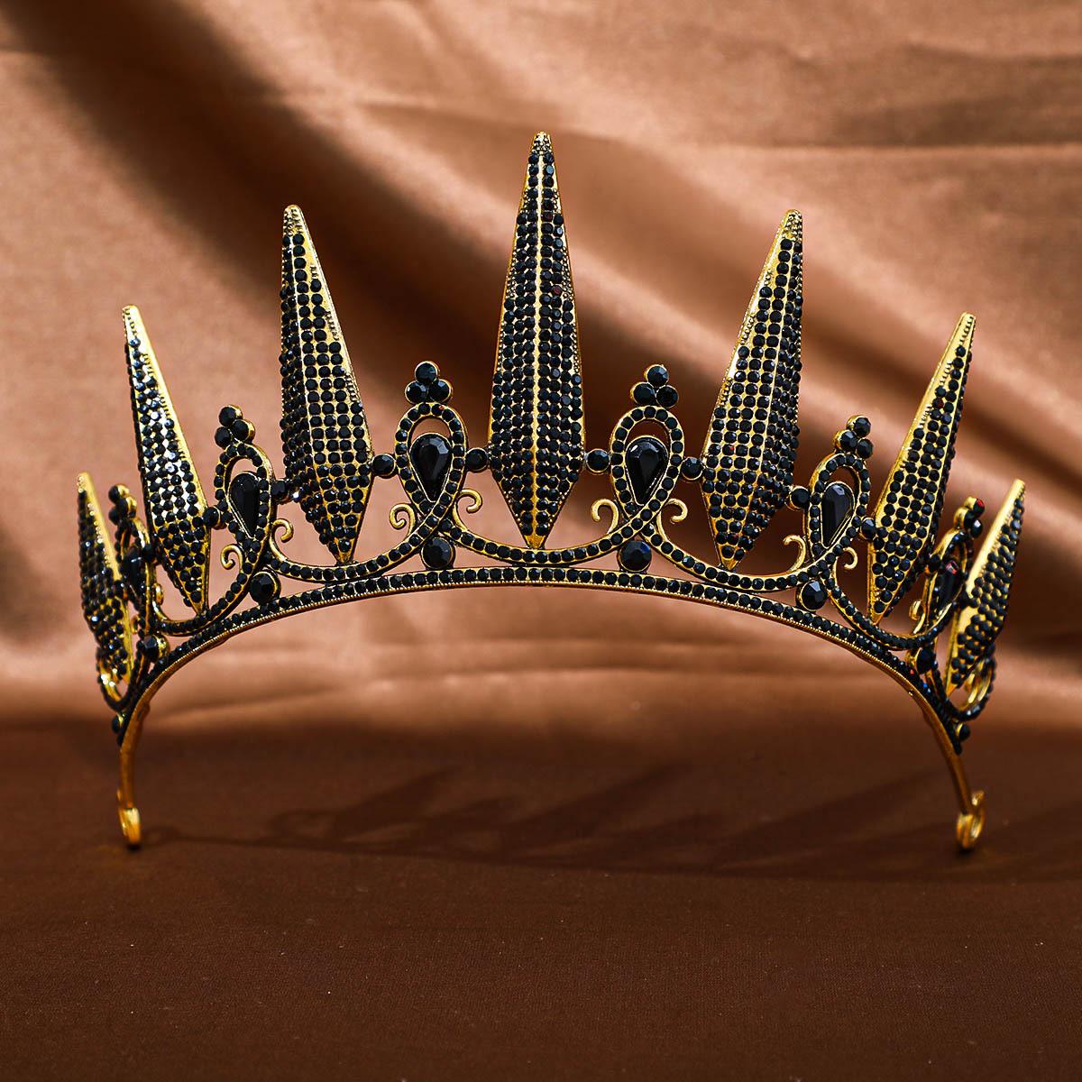 

Bride s Crown Headband Headwear European and American Rhinestone Crown Hair Accessories Wedding Dress and Evening Gown Birthday Crown Accessories