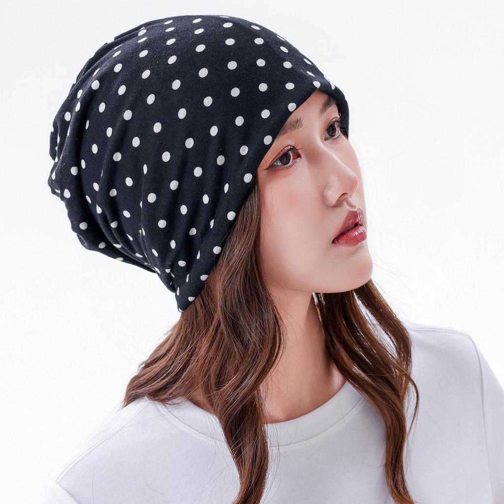 Momoji Mom Hat With Twist Design And Small Polka Dots For Sun Protection And Casual Wear