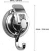 Heavy Duty Suction Cup Hooks for Shower, Kitchen, Window, Glass
