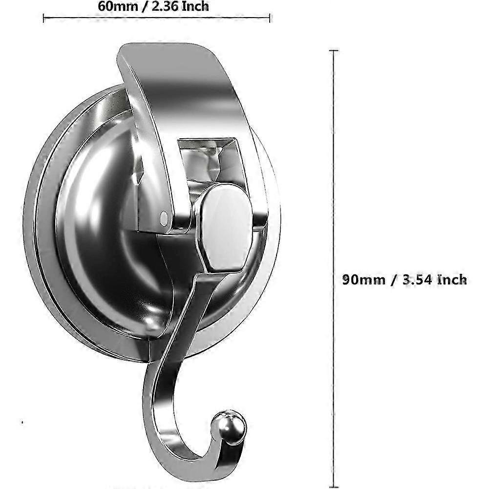 Heavy Duty Suction Cup Hooks for Shower, Kitchen, Window, Glass