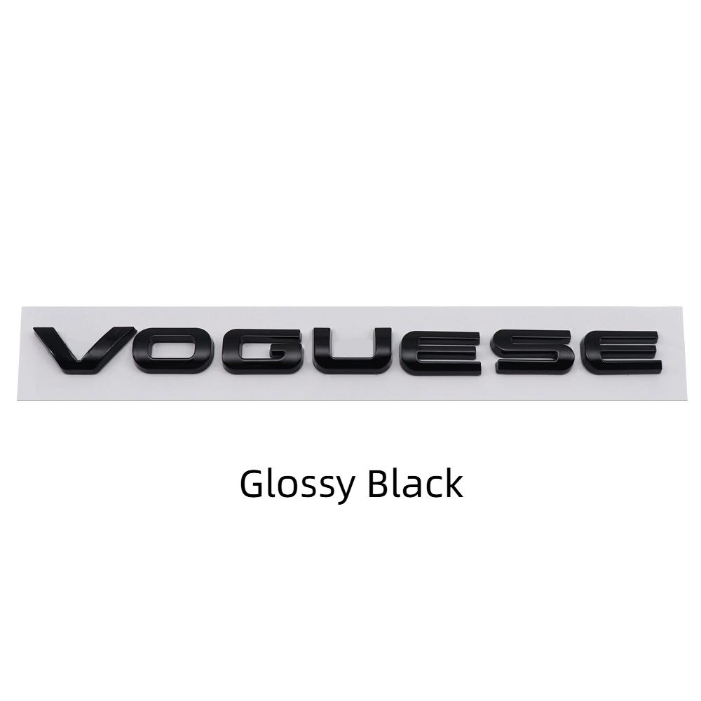 

Наклейка на автомобиль с логотипом VOGUESE в виде буквы для Executive Extended Edition, модифицированные задние аксессуары, декоративная наклейка VOGUESE-glossy black