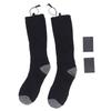 Electric Heated Socks Men Women Rechargeable 2 Sided Heating Washable Portable for Skiing Hiking Camping Uniform Size