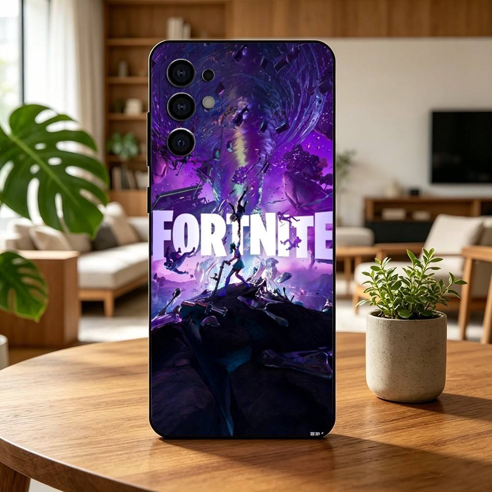 F-Fortnites-PC Game  Phone Case For Samsung S25,S24,S21,S22,S23,S30,Ultra,S20,Plus,Fe,Lite,Note,10,Black Cover