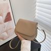 Vintage Saddle Crossbody Bag PU Leather Women's Luxury Design Small Handbag and Purse Ladies Travel Shoulder Messenger Bag Purse