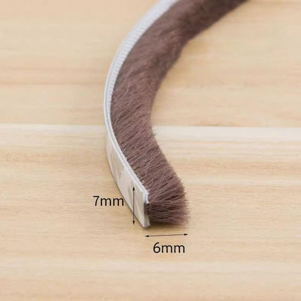 Weather Stripping Sound and Dust Strips Brush Strip Dust Sealing Strip Soft Wool Strip  Window