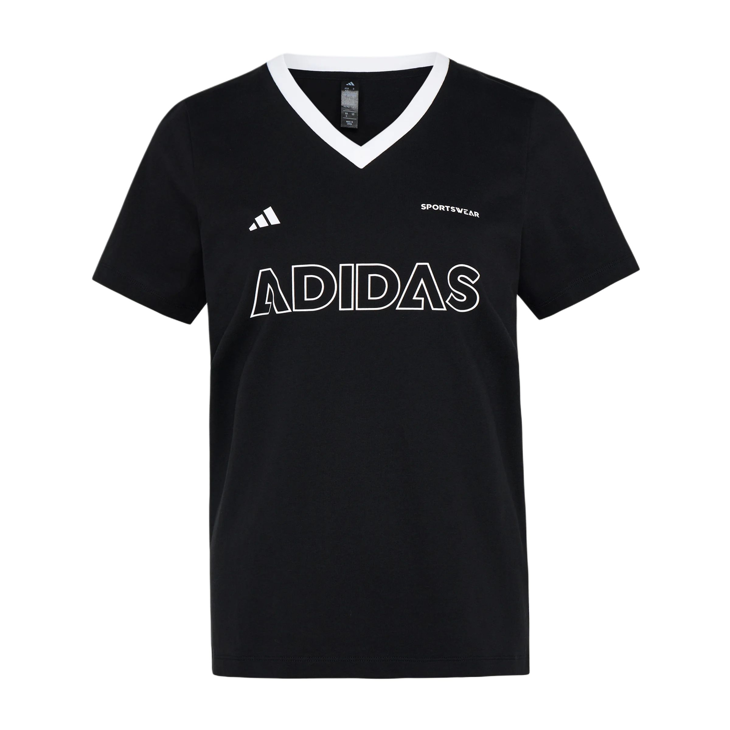 

Adidas Sports Lifestyle Round Neck Short Sleeve Regular T-Shirt Women Tops KX6800 S