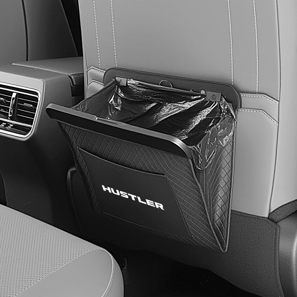 Suzuki Hustler Car Trash Slim Small Item Magnetic Trash Bag Rear Seat Trash Easy High Durability Can, Type, Multifunctional, Storage, Closure,
