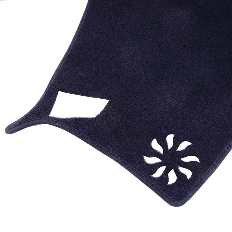 Car Dashmat Dashboard Cover Pad Protector LHD Fit for Nissan Navara D23 NP300 ST-X ST SL PRO-4X 2021 2022 2023 Black