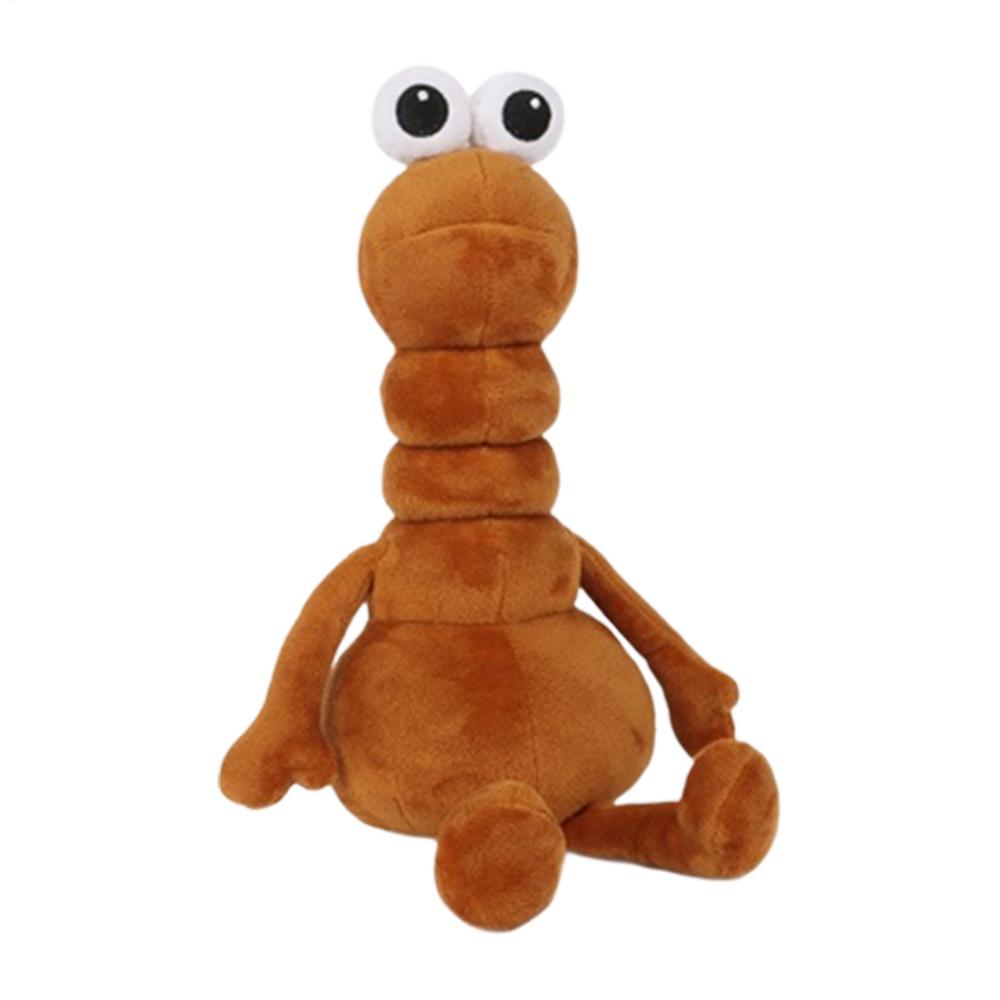 

For Marcus Worm Doll Stuffed Toys Portable Worm Shape Collectible Hugging Doll Plush Collectible Doll for Girl Boy Birthday Gift