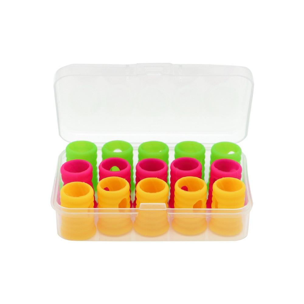 15Pcs Plastic Padel Racket Dampeners Ring Shape Racket Shock Absorbers Tennis