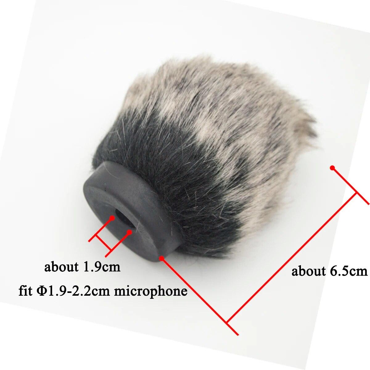 

Coolvox MIC Наушник на ветровое стекло для RODE VideoMic для Takstar SGC-598 MKE600 Ветрозащитный экран из искусственного меха глубиной 12,5 см TMD19-65jk