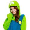SAZAC Character Fleece Kigurumi Super Mario and Luigi
