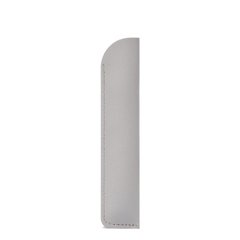 Slim PU Pen Sleeve Case Gel Ink Pens Compact Stationery Organizer In 9 Colors Universal Design Students Office Use