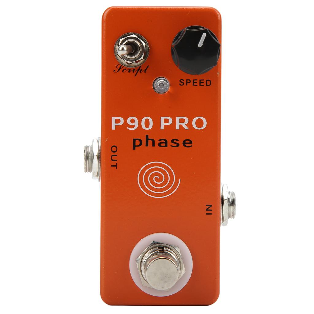 Phase-Effekt Metall Geschwindigkeitsregler E-Gitarren Phaser-Pedal mit True Bypass
