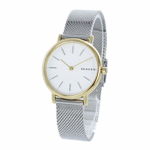 Skagen Women's Signature Watch SKW2729, White/Silver, Quartz Movement