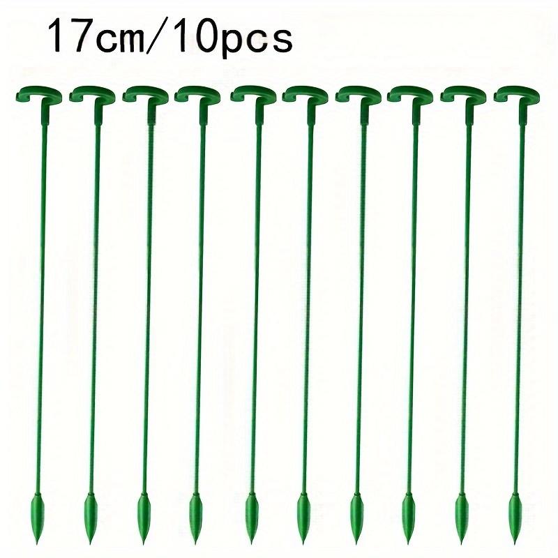 

Упаковка из 10 пластиковых и стекловолоконных опор для растений - зеленые садовые палки для орхидей, комнатных растений в горшках и цветов - прочные, устойчивые к полеганию опоры 6.7inch