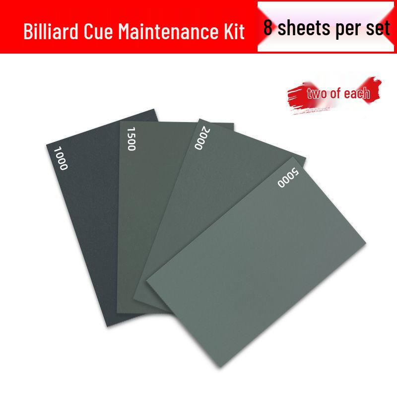 Multipurpose Wet Sandpaper Set for Polishing: Car, Jade, Amber, Wood, Metal, Wall, Billiard Cues