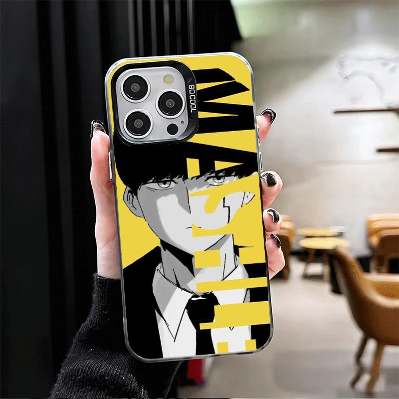 Mashle Magic And Muscles Anime Soft Phone Case for iPhone 15 16 17 Pro Max 17Air 16E 14 Plus 13 12 Mini Shockproof Cover Back Sh