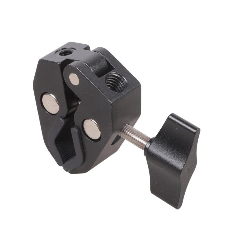 Heavy Duty Multifunctional Super Crabbing Clamp 1/4inch 3/8inch Screw Thread Adapter for Camera Photography Light