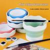 Collapsible Silicone Water Bucket for Art and Brush Cleaning