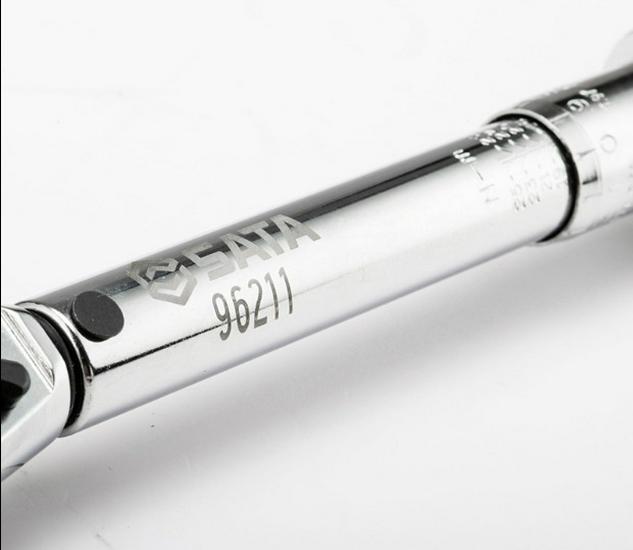 SATA 1/4" Adjustable Torque Wrench 1-5Nm, 96211 Professional 6.3mm Quick Wrench