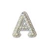 Diy Pearl Rhinestone English Letter Patch Hair Accessories