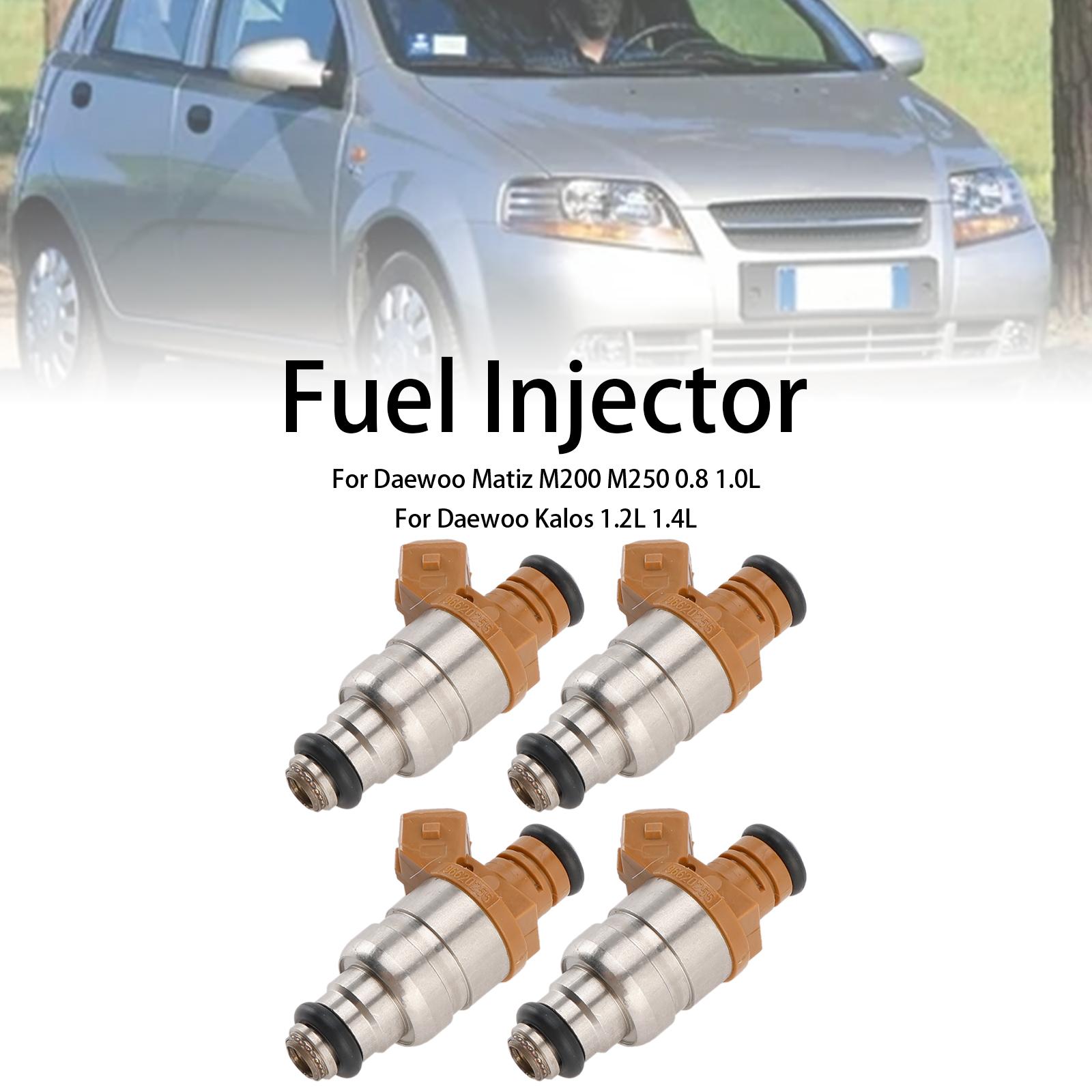 4PCS Fuel Injector 96620255 Fit for