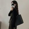 Chic Autumn Plus Size Three-Piece Set: Base Shirt, Stylish Vest, Slimming Wide-Leg Pants