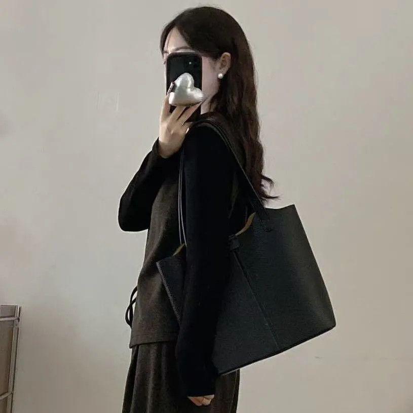 Chic Autumn Plus Size Three-Piece Set: Base Shirt, Stylish Vest, Slimming Wide-Leg Pants