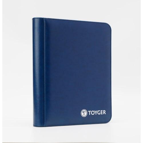 TOYGER Card Album for Storing and Viewing Your Card Collection (Loader Size, 4 Pockets, Navy)