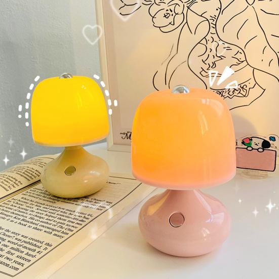 Small Night Light Soft Light Night Light Eye Caring Night Lamp Compact Cup-Shaped Desktop Light Ideal for Kids Adults Desktop Decor
