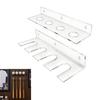 2pcs Clear Acrylic Wall Mount Baseball Display Rack Securely Hold 4 Baseball for Collection Showcase