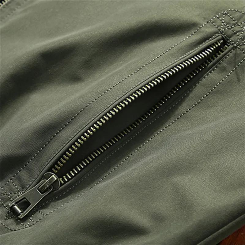 New Spring Autumn Men's Double-sided Wear Jackets Casual Baseball Stand Collar Jacket Men Bomber Outerwear Solid Streetwear Coat