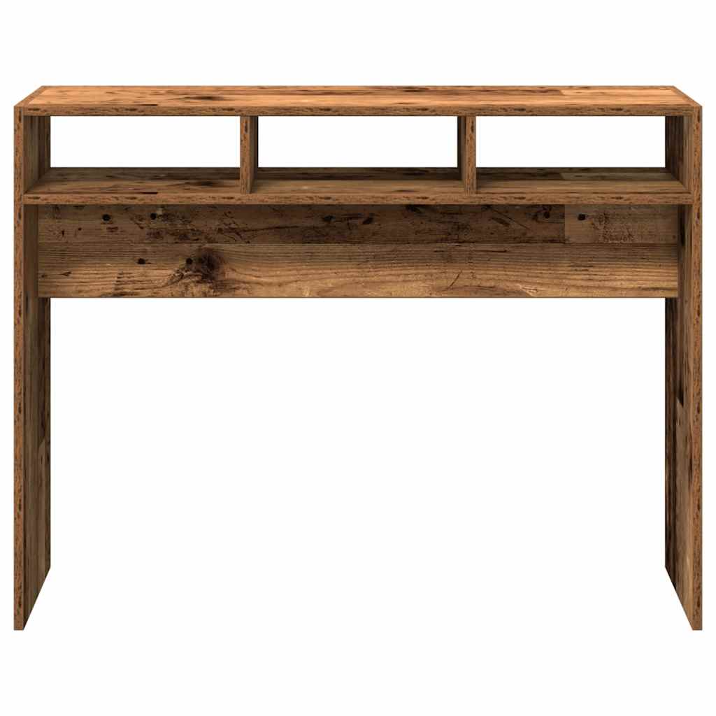 Vidaxl Konsolbord, Gammalt Trä, 105X30X80 Cm