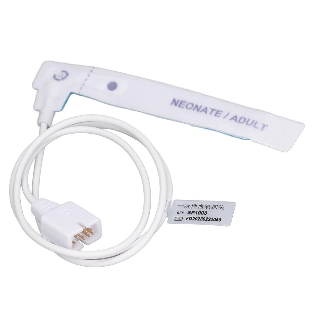 Neonatal Adult Spo2 Sensor for Mindray Disposable 0.9m Cable 7P Opening High Accuracy Adhesive Tape Oximeter Probe