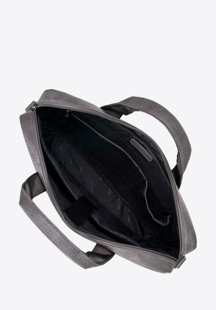 Wittchen Men's 17" Laptop Bag In Imitation Leather Gray