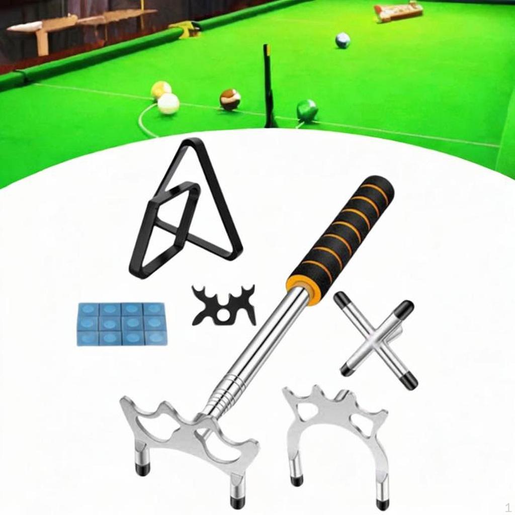 Extendable Pool Cue Bridge Kit for Improved Billiards Play