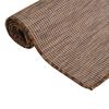 VidaXL Tapis à tissage plat d'extérieur 160x230 cm Marron